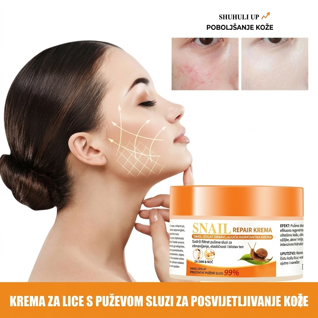 Krema od puževe sluzi za regeneraciju lica